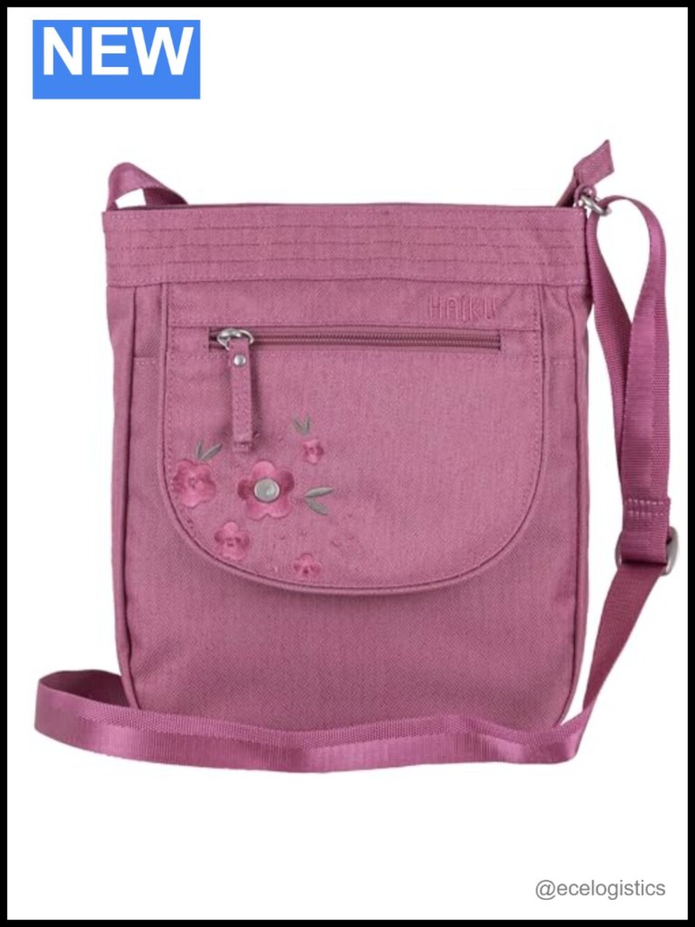 Eco-Friendly RFID Blocking Travel Crossbody Bag with Adjustable Strap
